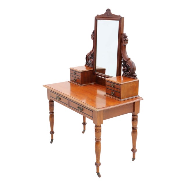 Victorian Walnut Duchess Dressing Table, 19th Century For Sale