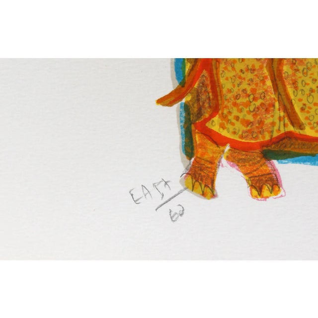 Crashing through a savanna, the rhinoceroses in this aptly-named Judith Bledsoe print are colorful and full of life. With...