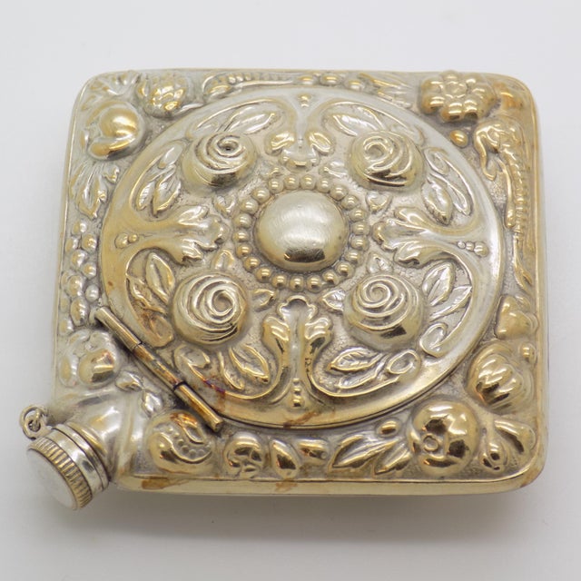 Vintage Italian Handmade Genuine Silver Pill Snuff Trinket Box, 1950s For Sale - Image 6 of 13