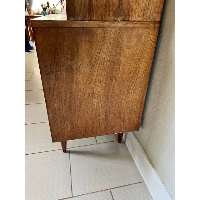 1950s 1950s Broyhill Sculptra China Cabinet For Sale - Image 5 of 7