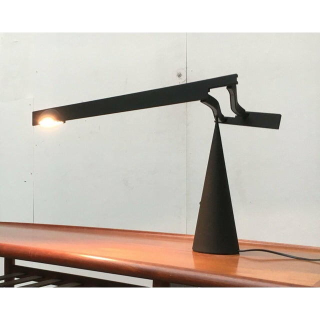 Postmodern Italian Model Tabla Table Lamp by Mario Barbaglia and Marco Colombo for Italiana Luce, 1980s For Sale - Image 11 of 18