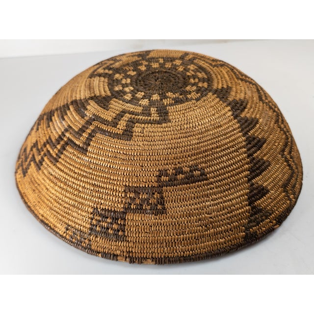 Early 20th Century Native American Indian Western Apache Basket For Sale - Image 15 of 18