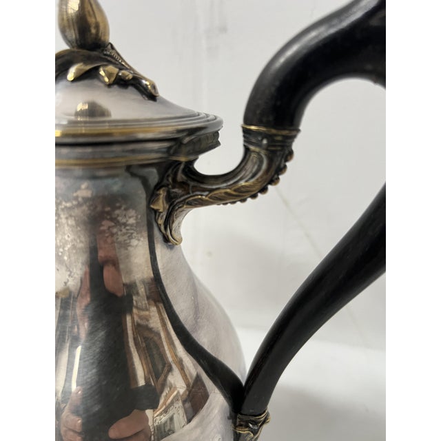 Silver-Plated Metal Teapot from Christofle, 1900s For Sale - Image 9 of 11