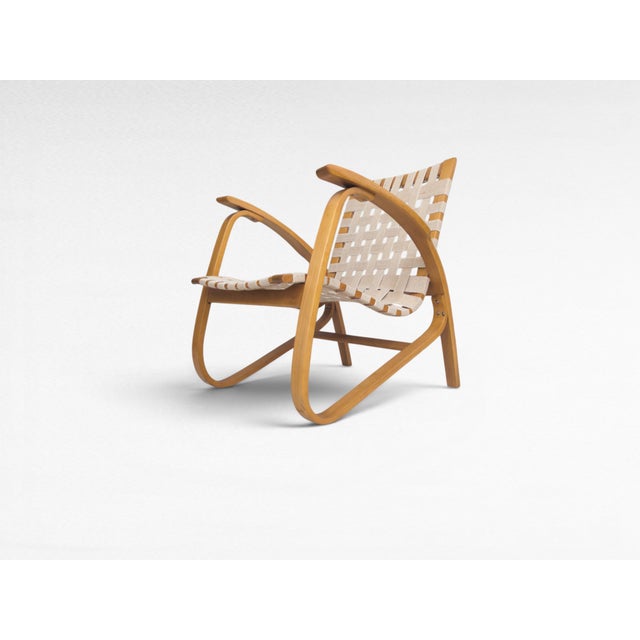 Sculptural Bentwood Lounge Chair by Jan Vaněk for Up Zavody, 1930s For Sale - Image 6 of 18