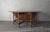 1980s 1980s 6ft Round Parquet Oak Drop Leaf Dining Table For Sale - Image 5 of 11