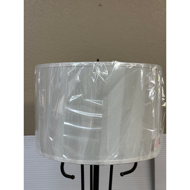 Metal Iron Scroll Floor Lamp For Sale - Image 7 of 12