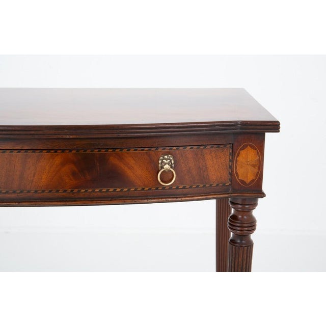 1920s Regency Side Table in Mahogany, 1920s For Sale - Image 5 of 6