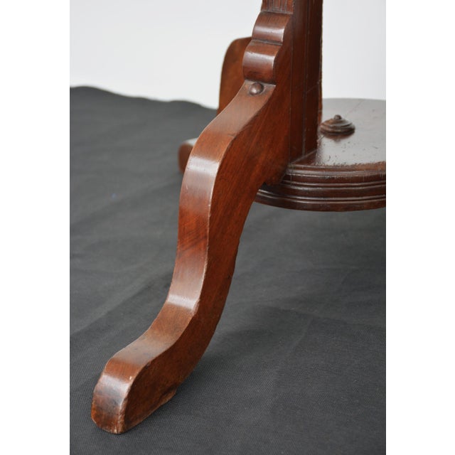 Wood Arts and Crafts Walnut Coat Stand by Jas Shoolbred, 1900 For Sale - Image 7 of 14