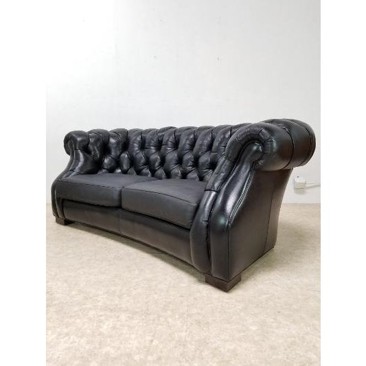 Leather Chesterfield Tufted Sofa by Hancock and Moore Chairish