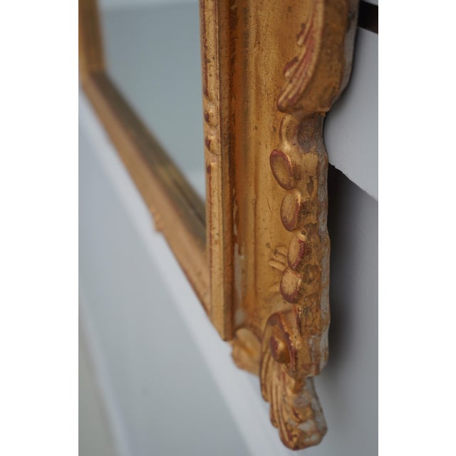 Decorative Crafts Ornate Gold Frame Mirror For Sale - Image 10 of 12