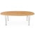"SUPER-ELLIPSE" COFFEE TABLE IN KARELIAN BIRCH BY PIET HEIN AND BRUNO MATHSSON Original labels retained to the underside;...
