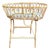 Vintage Rattan Cradle, 1960s For Sale