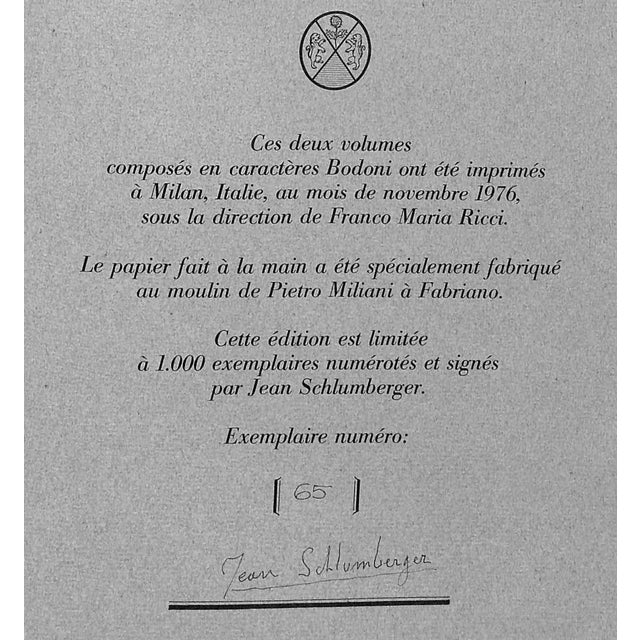 2 volume set w/ silk boards in French/ English text VREELAND, Diana [Bijoux] d'ORMESSON, Jean [Objets] Objets [130] pp....