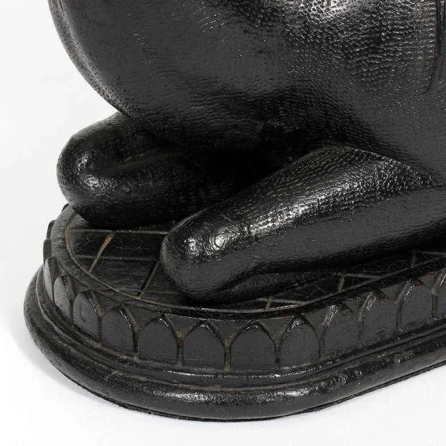 Mid 19th Century Late 19th-Early 20th Century Anglo Indian Carved Camel Pedestal For Sale - Image 5 of 10