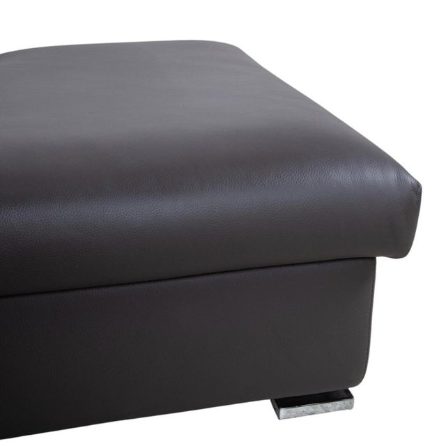 Modern Halma Leather Corner Sofa from La Nuova Casa For Sale - Image 3 of 14