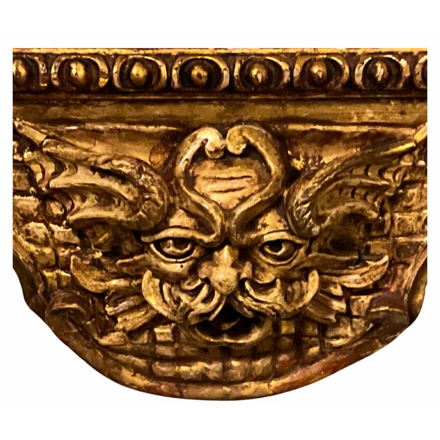 French 18th Century Giltwood Cherub Mirror C. 1790 For Sale - Image 10 of 10