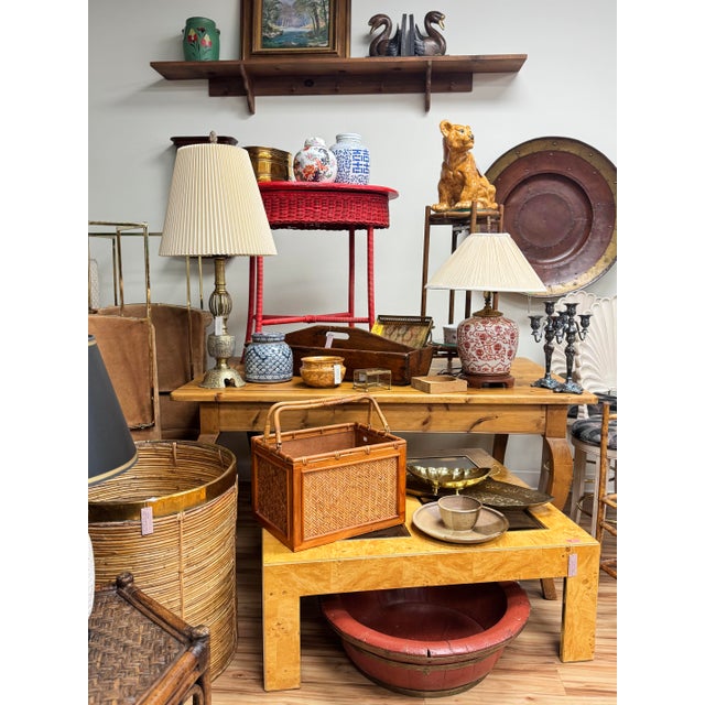 Vintage Pine Farmhouse Style Cabriole Leg Dining Table For Sale - Image 16 of 16