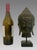 Wood Antique Bronze Ayutthaya Buddha Head Thai Sculpture, Mounted For Sale - Image 7 of 12