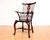 Hollywood Regency Antique Georgian Revival Victorian Windsor Chair Thames Valley in Mahogany, 1890 For Sale - Image 3 of 18