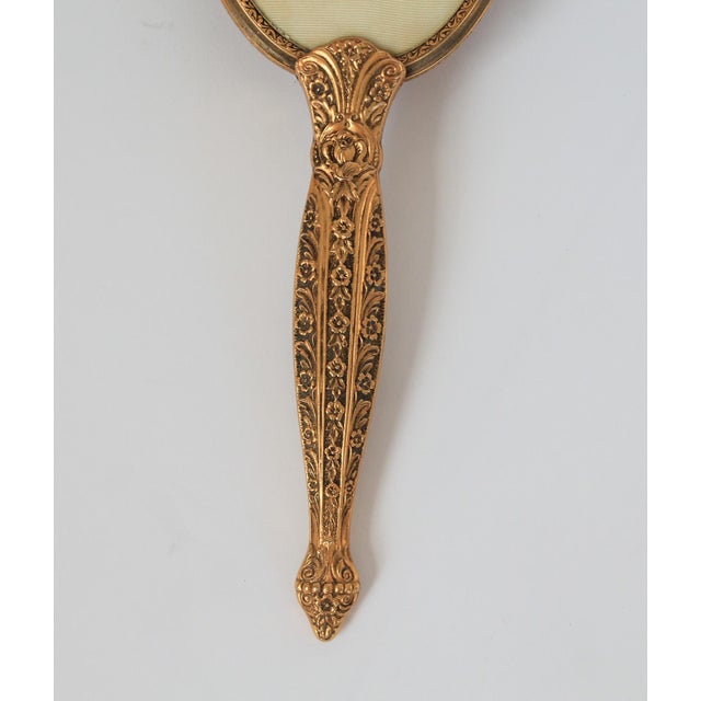 Vintage Brass Vanity Set For Sale - Image 9 of 18