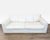 This West Elm 3-seat sofa features a clean and modern design in a neutral cream color. The couch offers deep, comfortable...