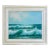 Vintage Signed Y. Keller Seascape Oil Painting, Framed Crashing Waves For Sale