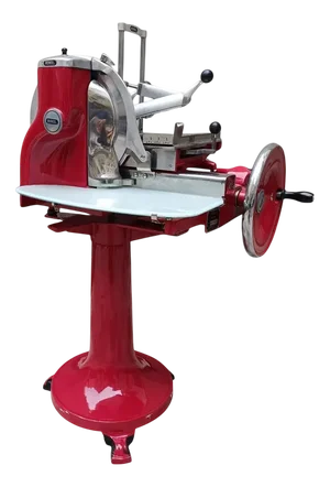 Berkel Mod 115 Flywheel Slicer with Pedestal, Holland, 1950s