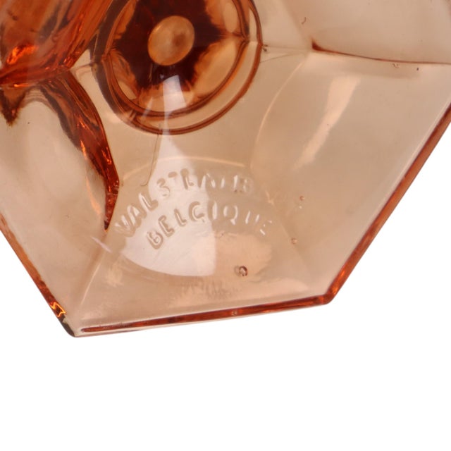 Art Deco Pink Rosaline Vase from Val Saint Lambert, 1935 For Sale - Image 10 of 14