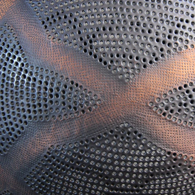 2020s Industrial Asian Copper Globe Pendant Light XL For Sale - Image 5 of 9