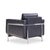 Black Robert Haussmann for De Sede Mid Century Black Leather Chairs - Pair For Sale - Image 8 of 12