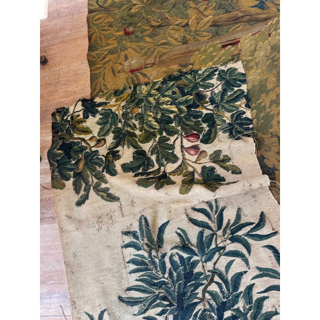 18th Century 17th-Century Flemish Verdure Tapestry Fragment For Sale - Image 5 of 5
