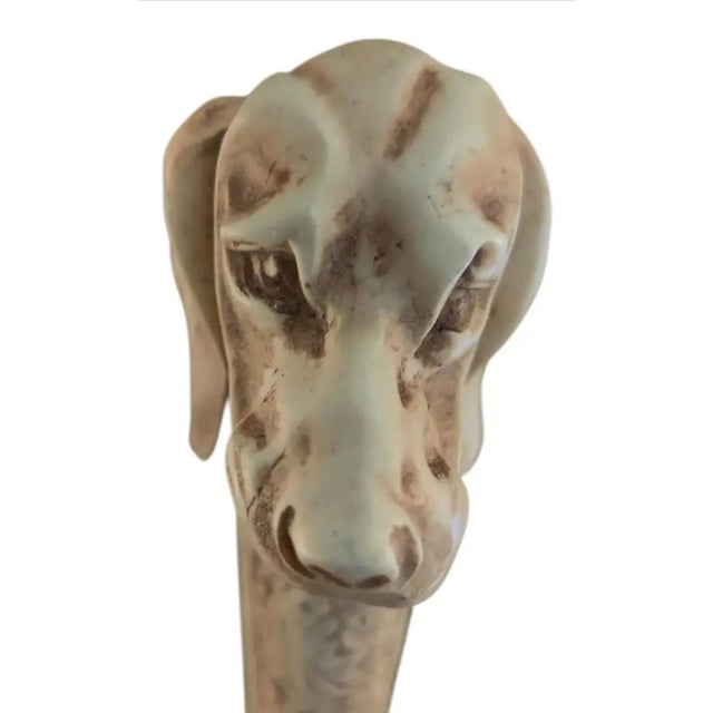 Vintage Figural Dog Head Magnifying Glass For Sale In Atlanta - Image 6 of 13