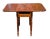 Wood Early 19th Century Antique Sheraton Mahogany Drop Leaf Dining Table With Rope Carved Legs For Sale - Image 7 of 13