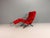 Tecno Red P40 Lounge Chair by Osvaldo Borsani for Tecno, 1950 For Sale - Image 4 of 17