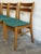 1960s Teak Dining Chairs Set of 4 With Blue Upholstery Danish Mid-Century Modern 1960s For Sale - Image 5 of 11