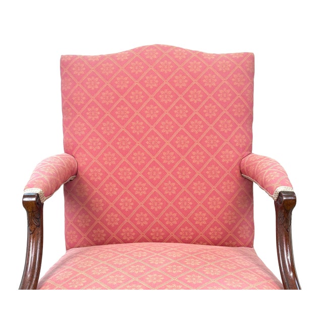 18th Century Georgian Mahogany Gainsborough Library Armchair, 1760 For Sale - Image 10 of 13