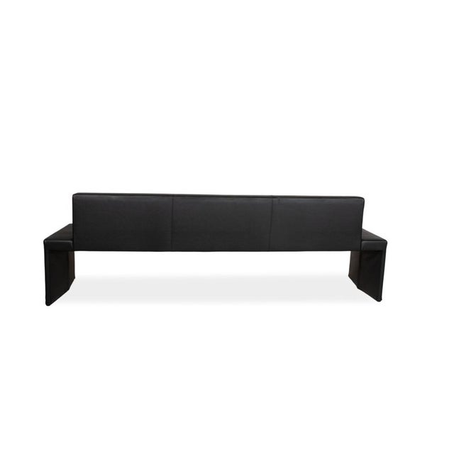 Black Together Bench in Black Leather from Walter Knoll / Wilhelm Knoll For Sale - Image 8 of 10
