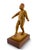 1990s Donald Nelsen Modernist Painted Wood Walking Figure Sculpture With Fez For Sale In New York - Image 6 of 18