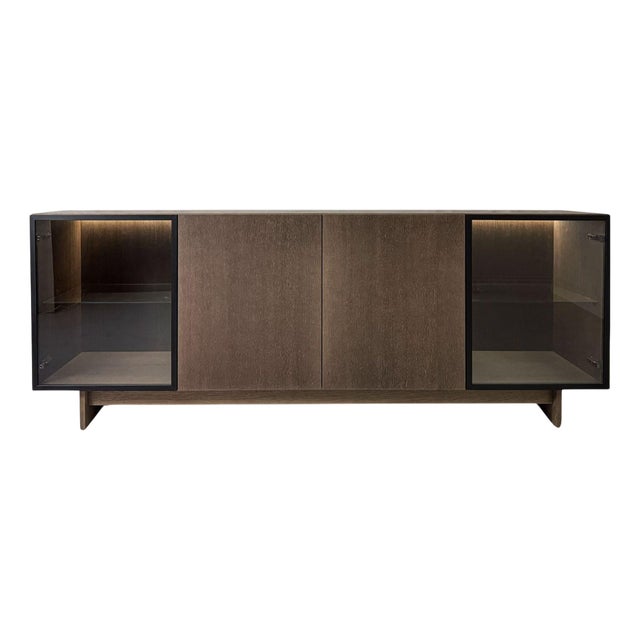 Verto Sideboard Wood Oak & Bio - Dark Walnut Oak For Sale