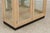 Brown Drexel Heritage Burl Ash Campaign Curio Cabinet For Sale - Image 8 of 14