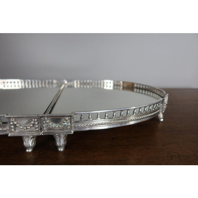 19th Century Silvered Bronze Centerpiece, Set of 3 For Sale - Image 6 of 11