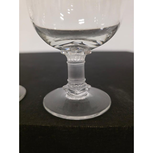 Vintage Murat Series Glasses by Lalique France, 1940s, Set of 15 For Sale - Image 12 of 17