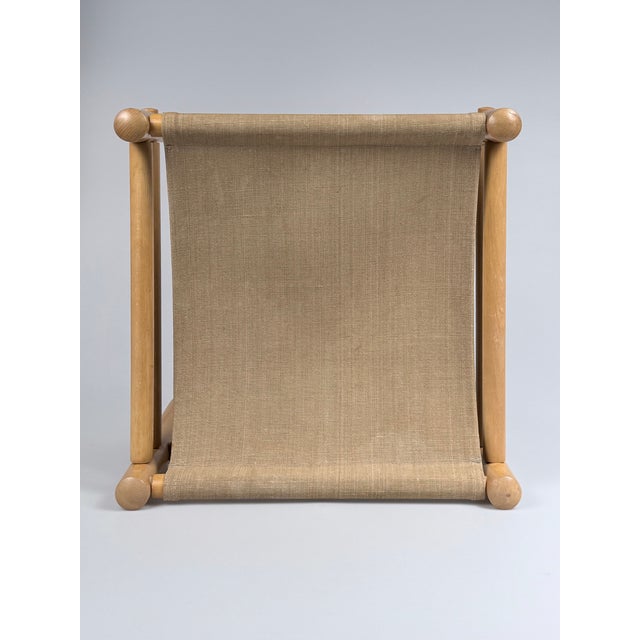 Junker Safari Ottoman attributed to Bror Boije for DUX, Sweden, 1970s For Sale - Image 10 of 12