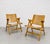 Iconic Pair of vintage folding Rex Kralj armchairs chairs designed by Slovenian architect, Niko Kralj. Made of solid...