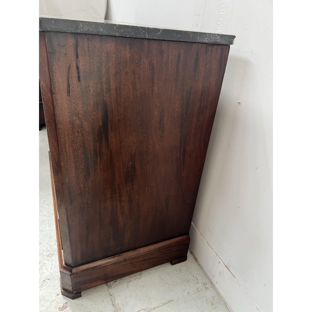 Louis Philippe Mahogany Chest of Drawers, 1800s For Sale - Image 10 of 13