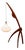 Mid-Century Danish Praying Mantis Floor Lamp in the style of Rispal, 1960 For Sale