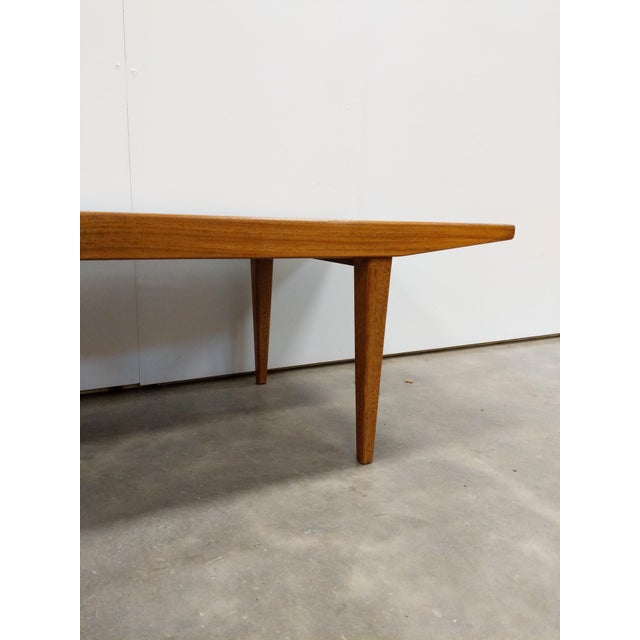 Vintage Mid Century Modern Teak Coffee Table by Wrighton For Sale In New York - Image 6 of 9