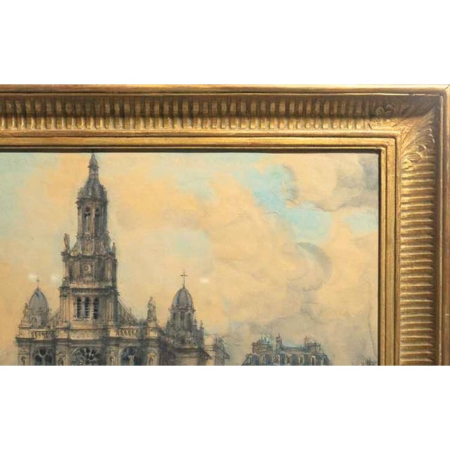 Frank Will, Church of the Holy Trinity, 19th Century, Gouache and Watercolor, Framed For Sale - Image 4 of 7