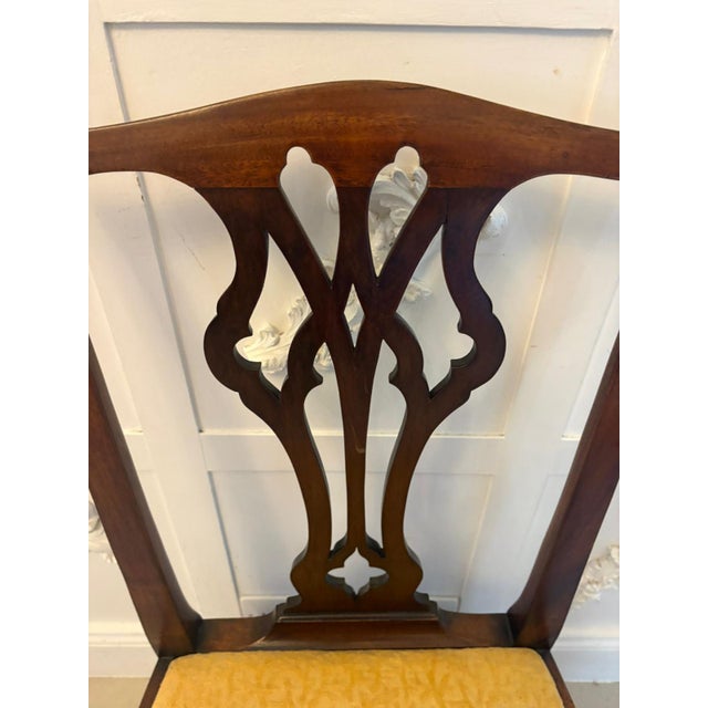 Early 19th Century Antique Georgian English Mahogany Side Chairs, 1820, Set of 2 For Sale - Image 5 of 14