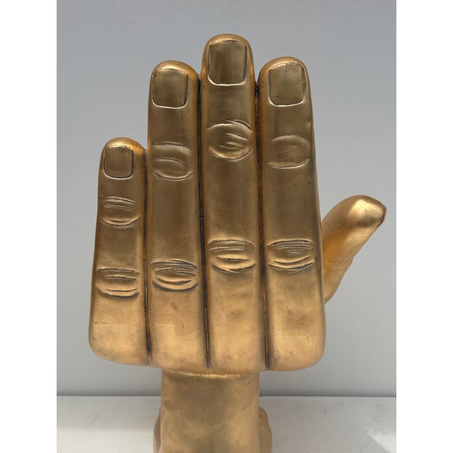 Vintage Hand Foot Boudoir Chair Style of Pedro Friedeberg For Sale In Los Angeles - Image 6 of 12